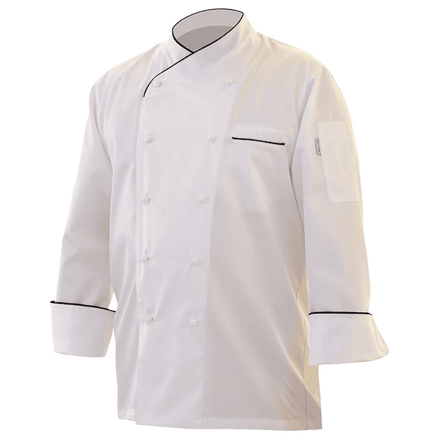 Chaqueta Chef Works Unisex Montecarlo Blanca 