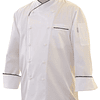 Chaqueta Chef Works Unisex Montecarlo Blanca 