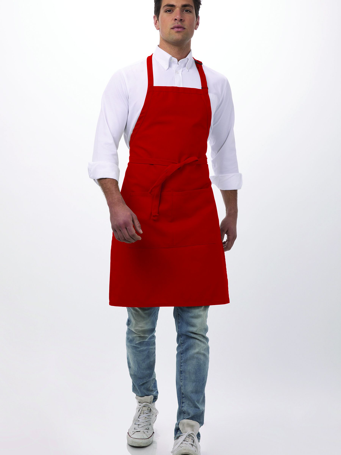 Pechera Chef Works Clásica F8 Roja 1