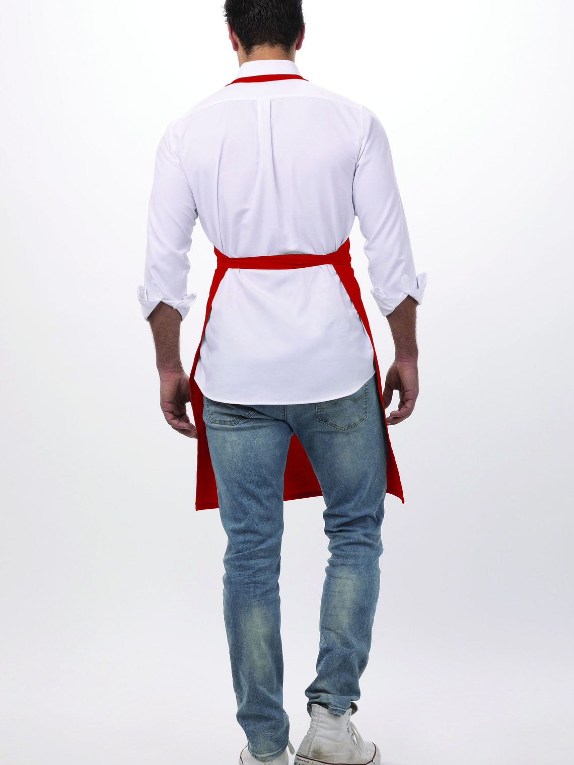 Pechera Chef Works Clásica F8 Roja 2