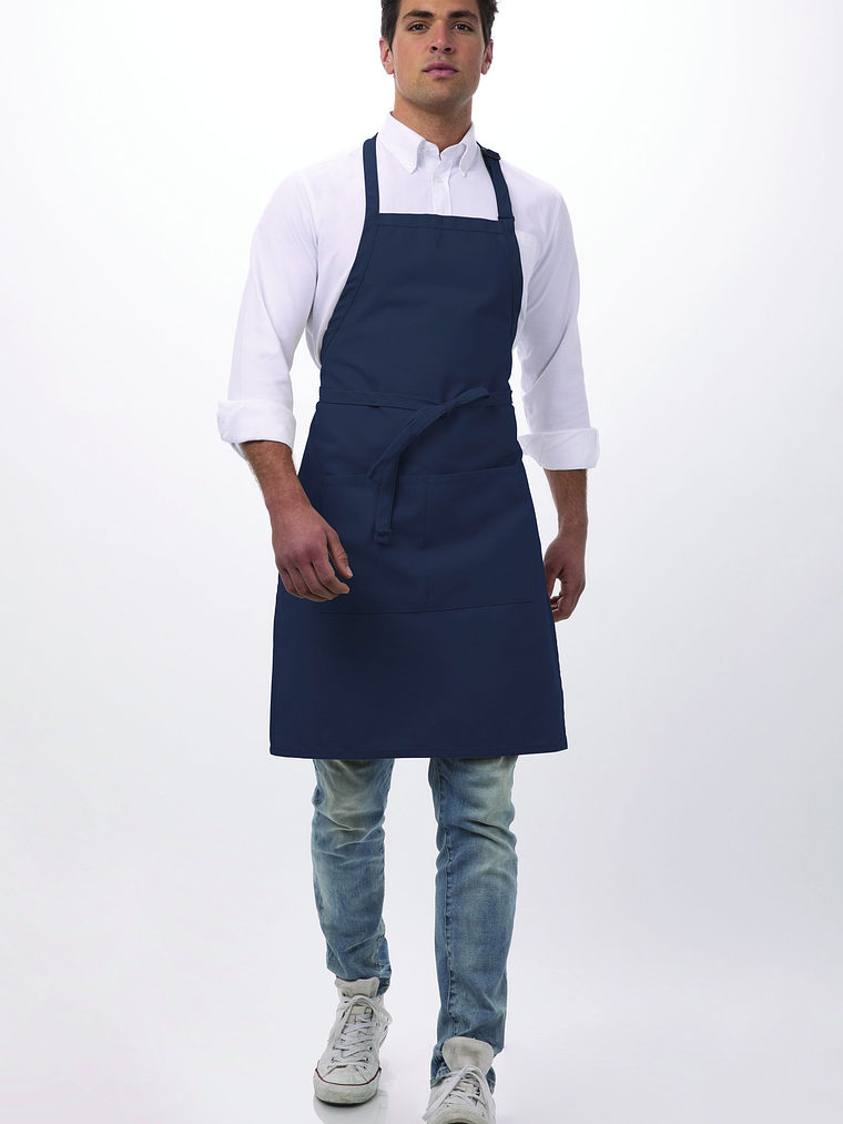 Pechera Chef Works Clásica F8 Azul Marino 1