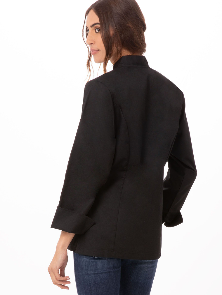  Chaqueta de Chef Mujer Chef Works Sofia Negra 2