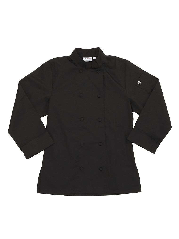 Chaqueta de Chef Mujer Chef Works Sofia Negra 4