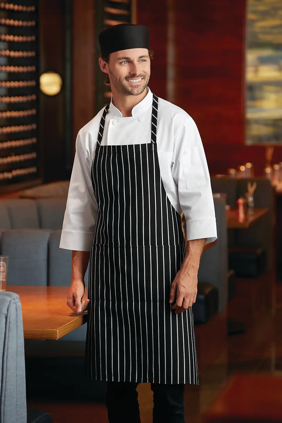 Pechera Chef Works Chalkstripe 4