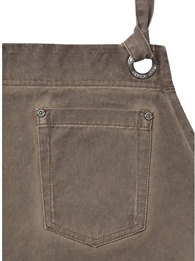 Pechera Chef Works Dorset Marron Tierra 5