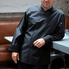 Chaqueta Chef Works Unisex Carlisle Pinstripe Negra