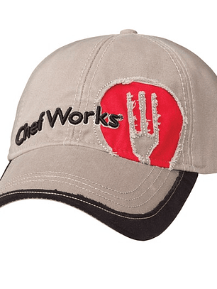  Jockey Chef Works Khaki Logo Rojo 