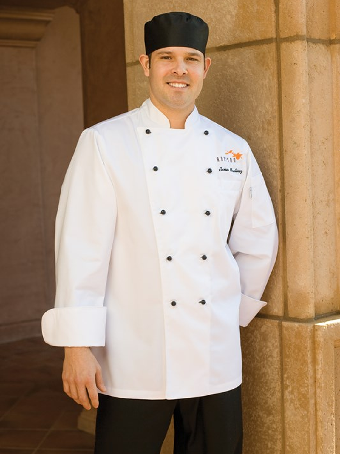 Gorro Chef Works Beanie Básico Negro 2