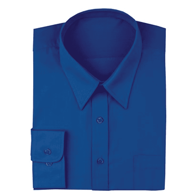 Camisa Chef Works Dress Azul Real