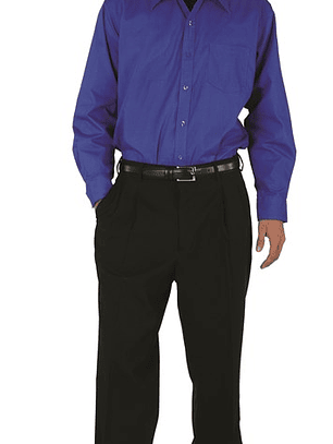 Camisa Chef Works Dress Azul Real