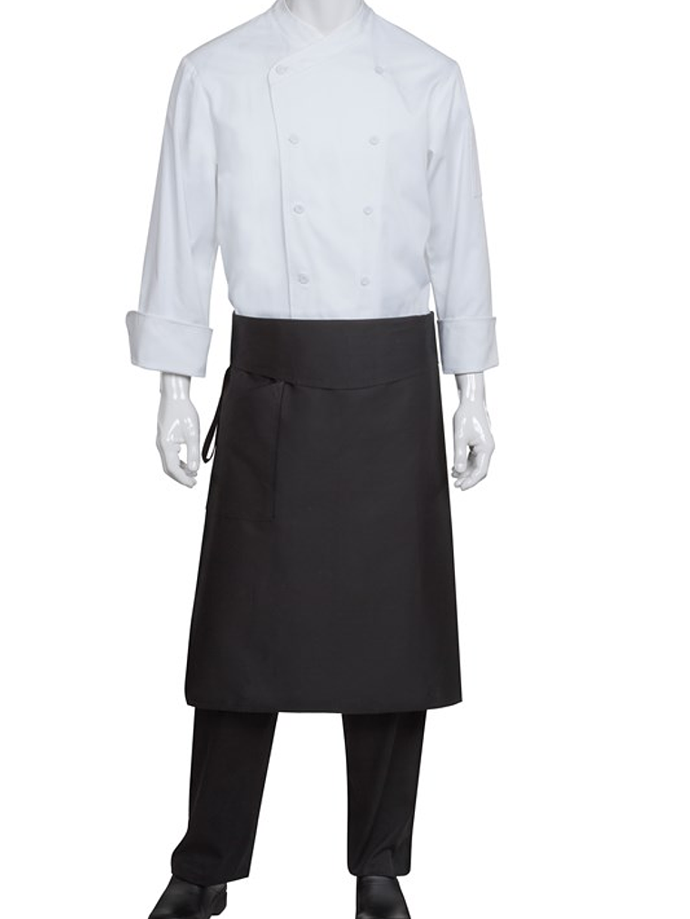 Mandil Chef Works Clásico Negro  1