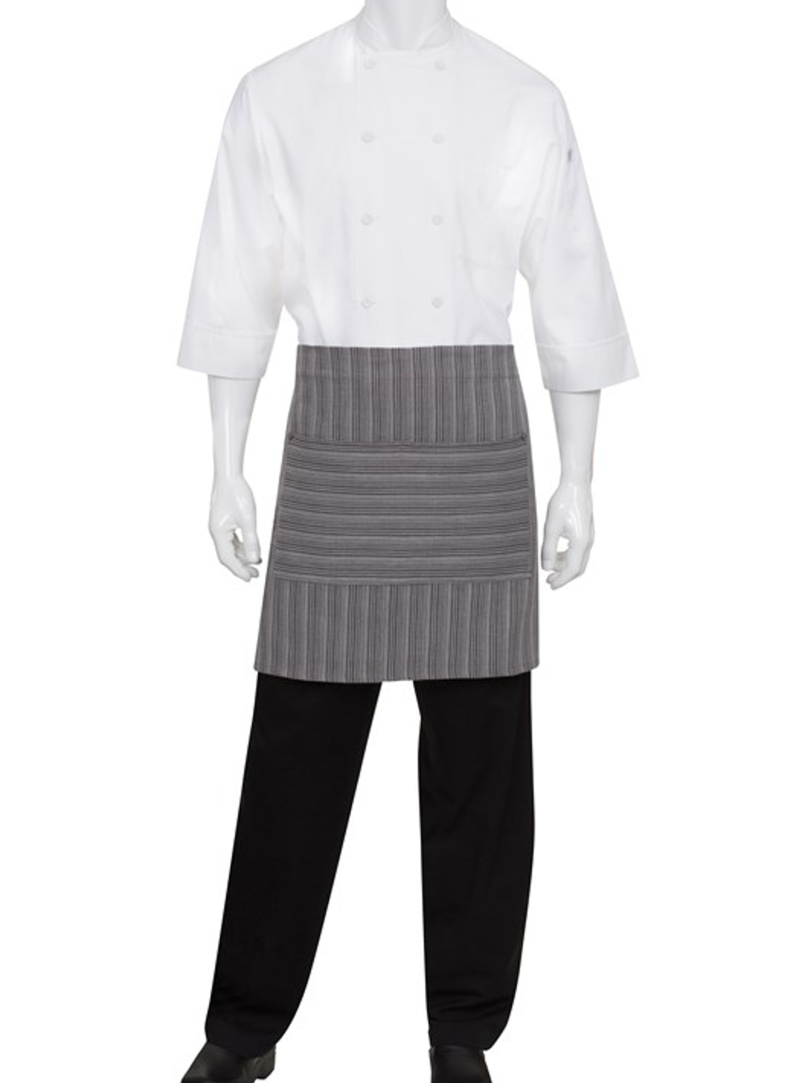 Mandil Chef Works Presidio Gris 1