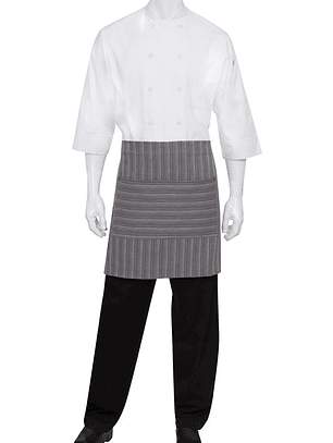 Mandil Chef Works Presidio Gris