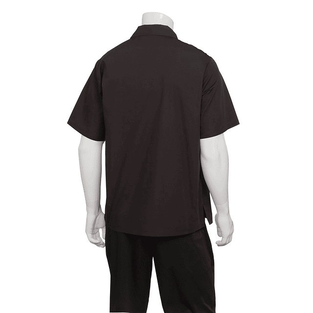 Camisa Chef Works Básica Negra