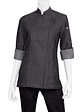 Chaqueta Chef Works Urban Mujer Gramercy Negra - Miniatura 3