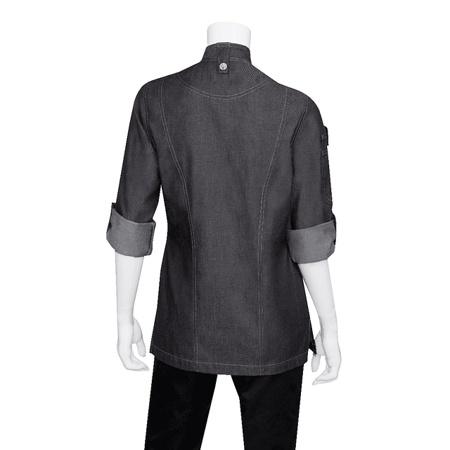 Chaqueta Chef Works Urban Mujer Gramercy Negra