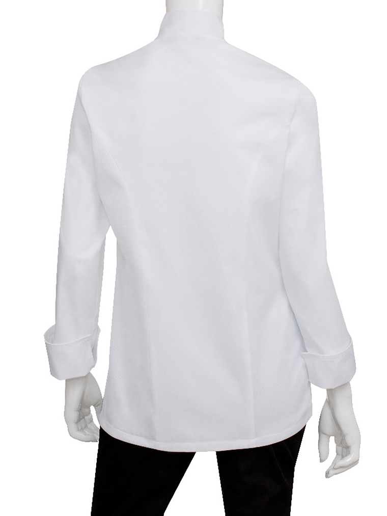 Chaqueta Chef Works Mujer Lansing Blanca 7