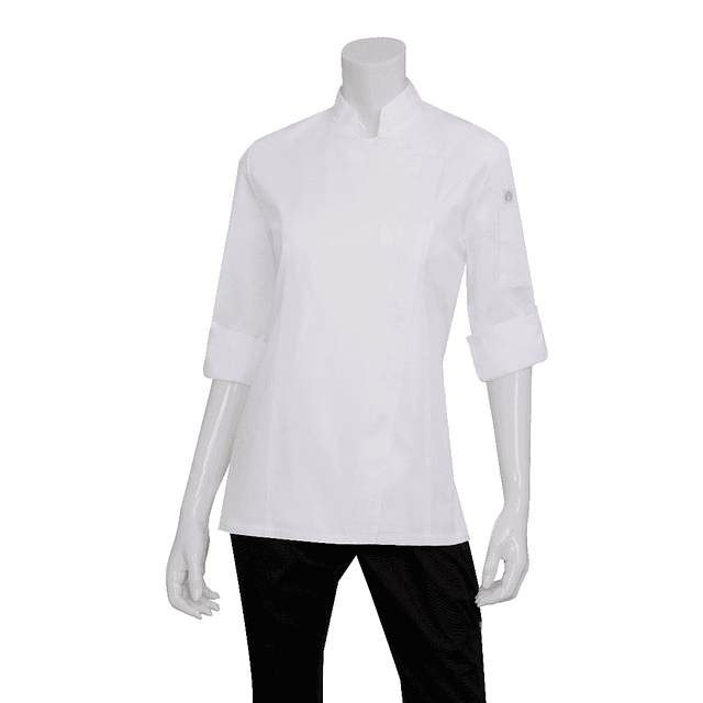 Chaqueta Chef Works Mujer Lansing Blanca