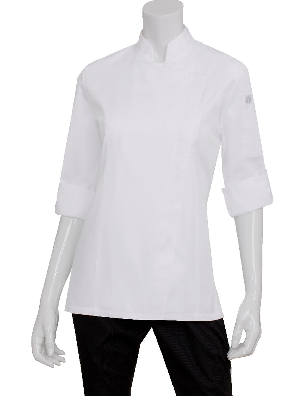 Chaqueta Chef Works Mujer Lansing Blanca 8