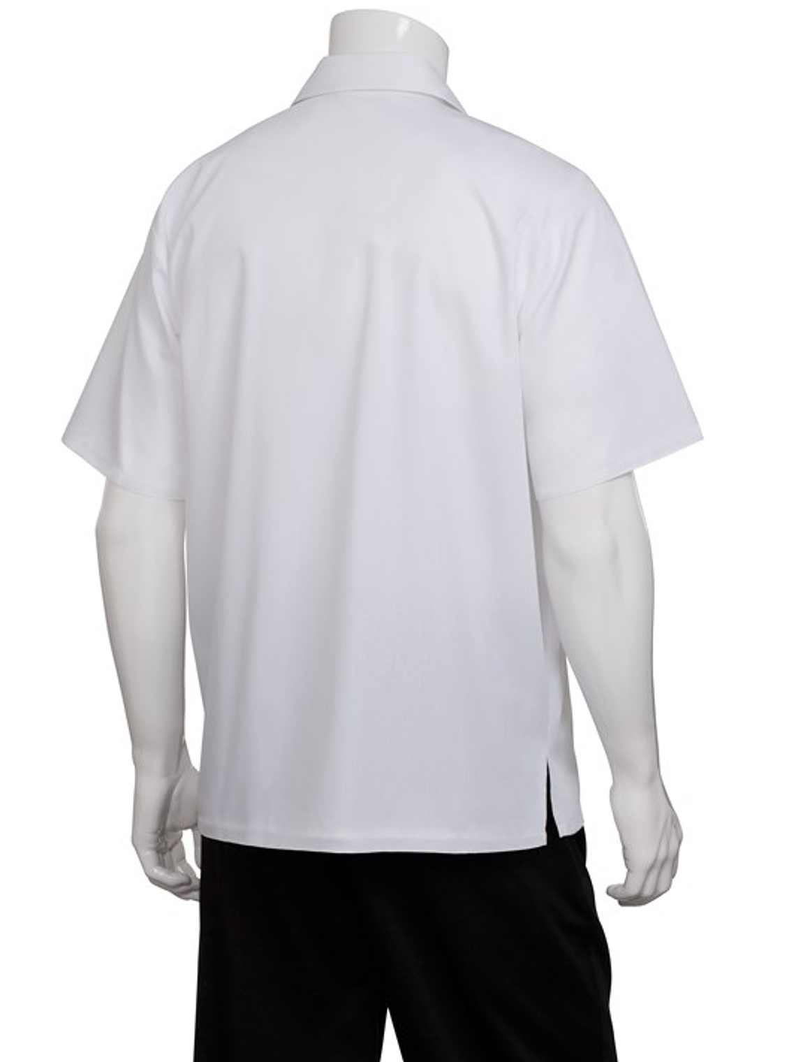 Camisa Chef Works Básica Blanca 2