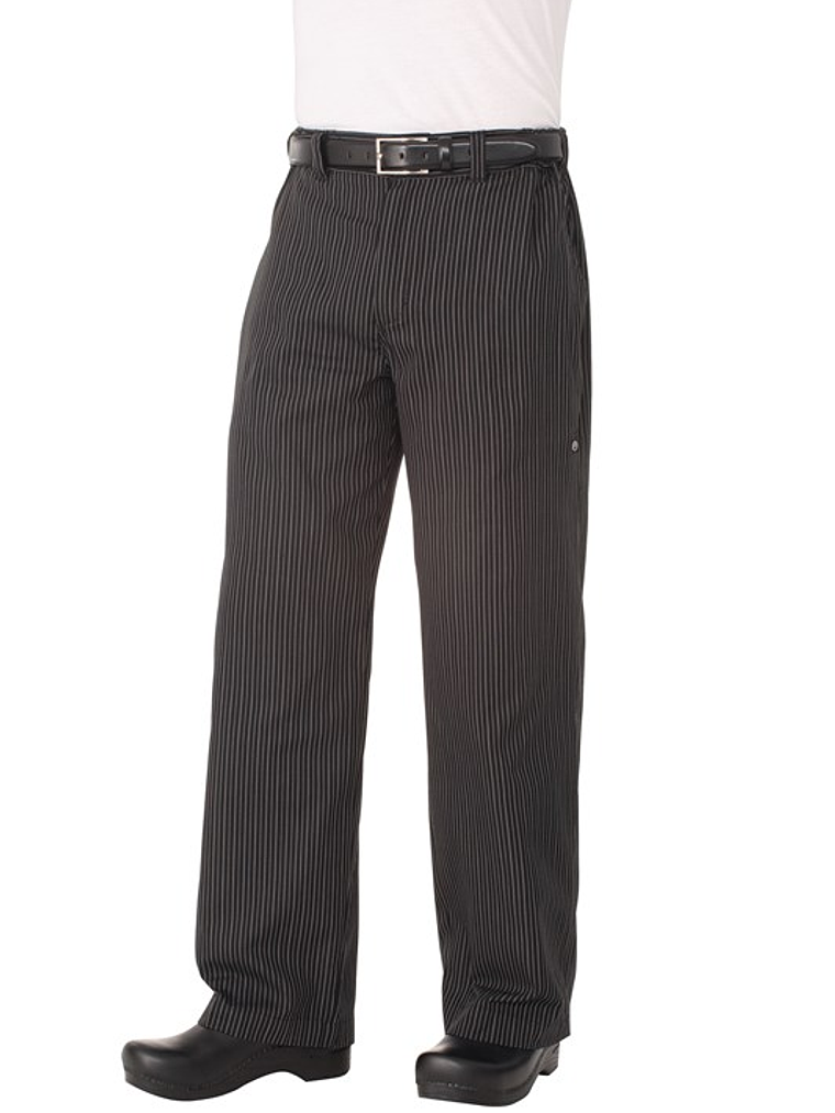 Pantalón Chef Works Premium Professional Gris 3