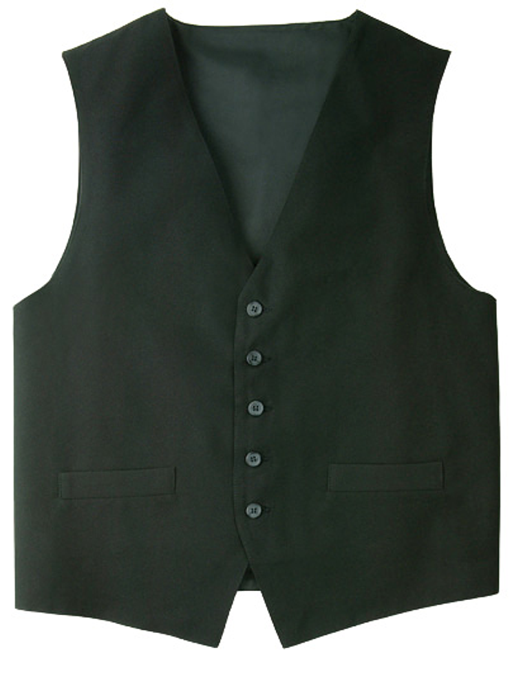 Chaleco Chef Works Hombre Vestir Negro 1