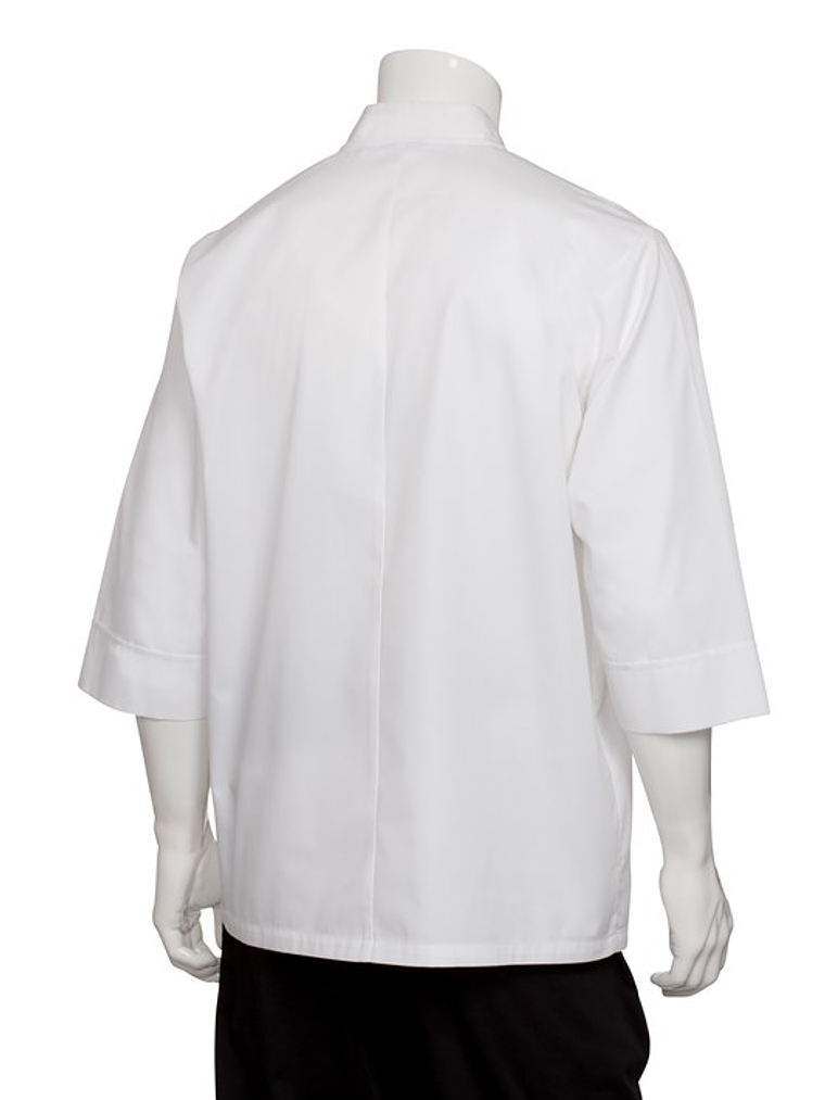 Chaqueta Chef Works Unisex Morocco Blanca  7