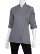 Chaqueta de Chef Mujer Chef Works Lansing Gris - Miniatura 6
