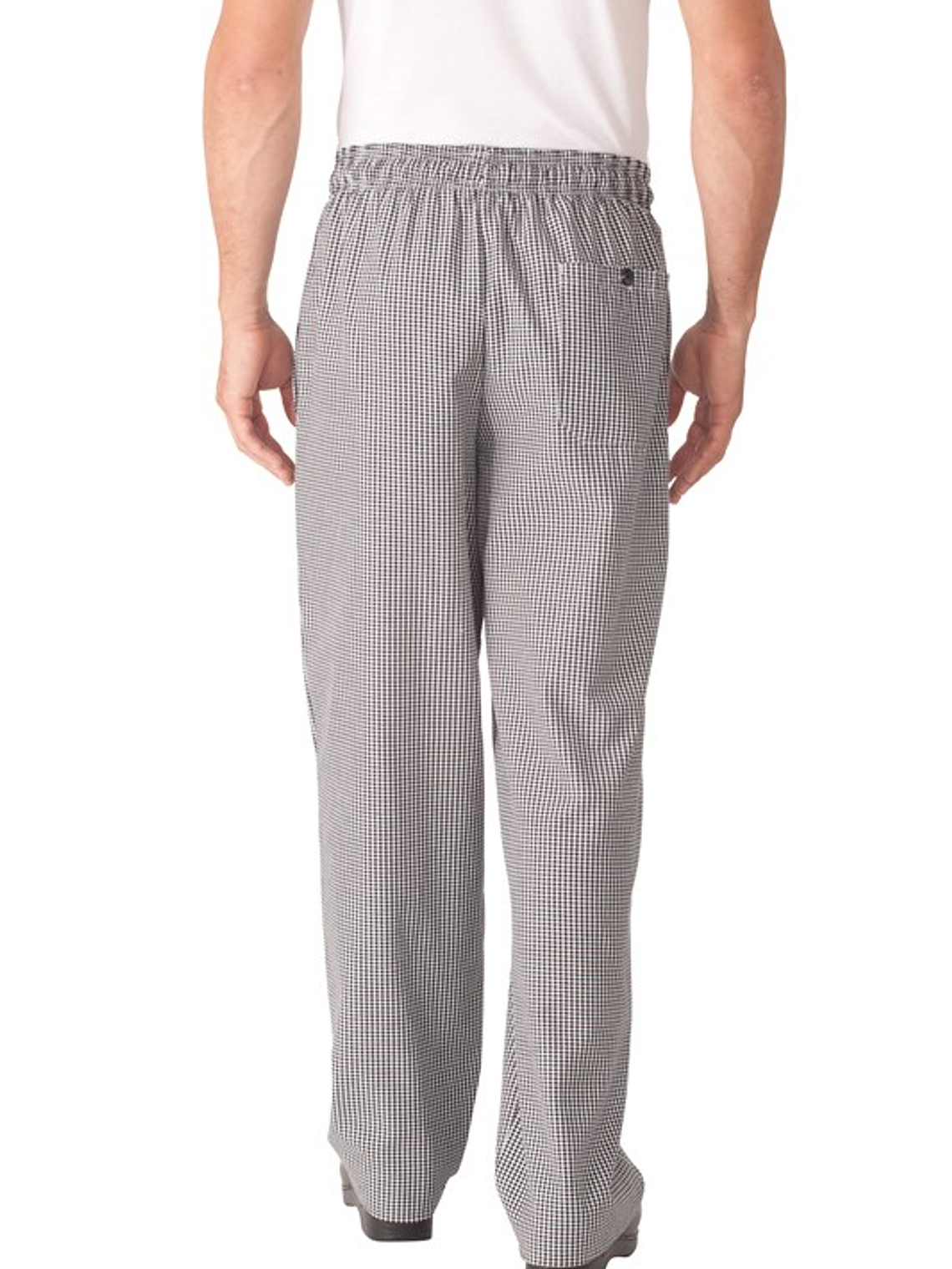 Pantalón Chef Works Baggy Basic Pie Poule Gris 2