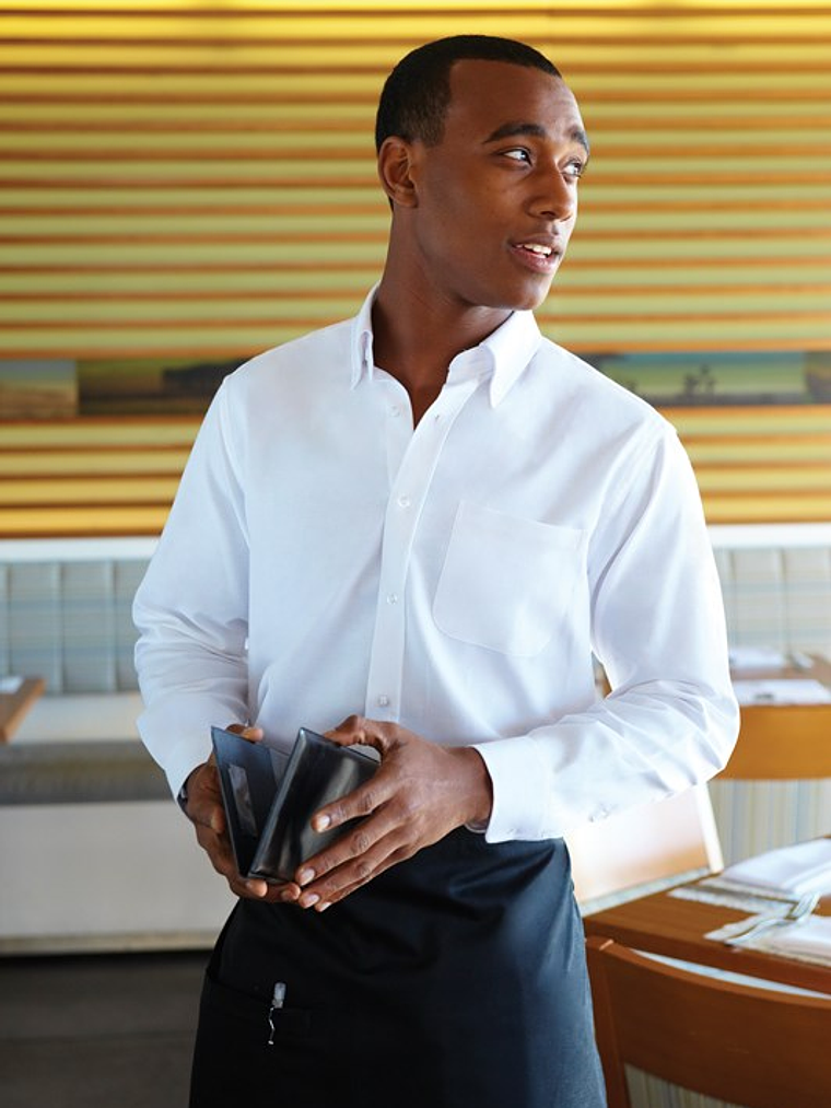 Camisa Chef Works Oxford Blanca 2