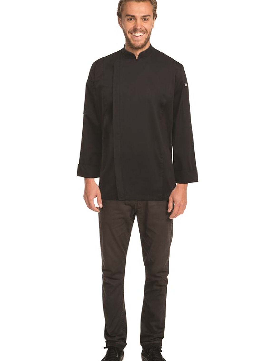 Chaqueta Chef Works Unisex Hartford Negra 3