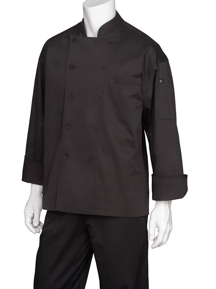 Chaqueta Chef Works Unisex Zurich Negra 1