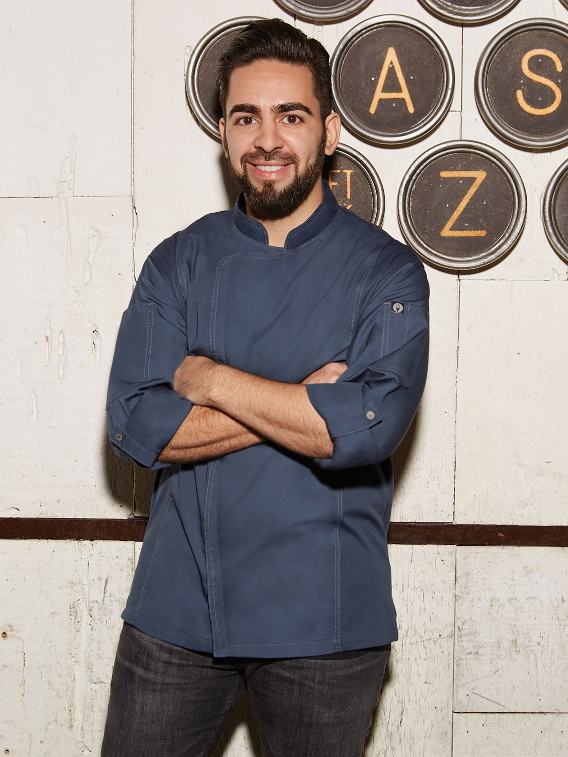 Chaqueta Chef Works Unisex Hartford Azul 5