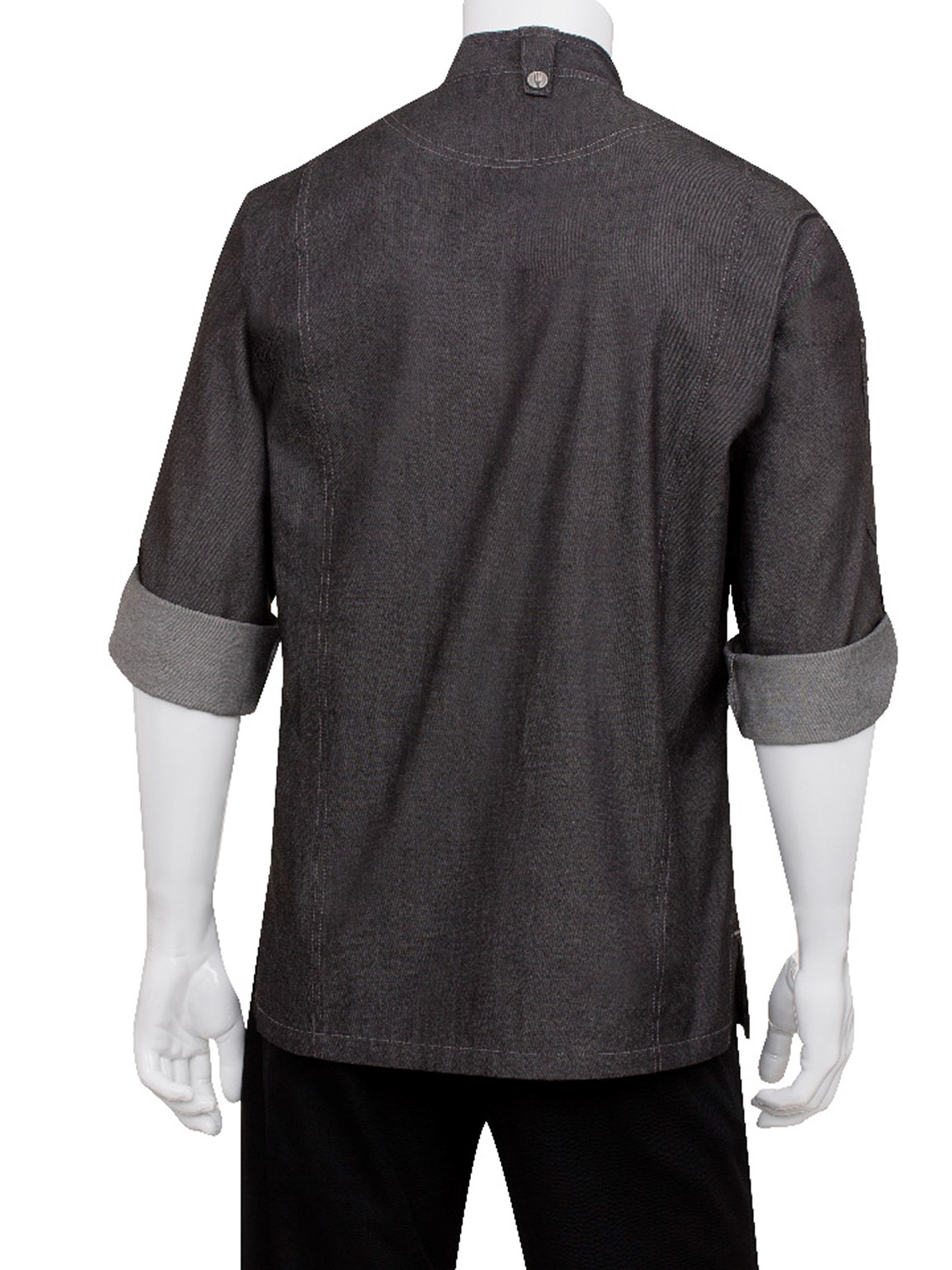 Chaqueta Chef Works Unisex Urban Gramercy Jeans Negra 4