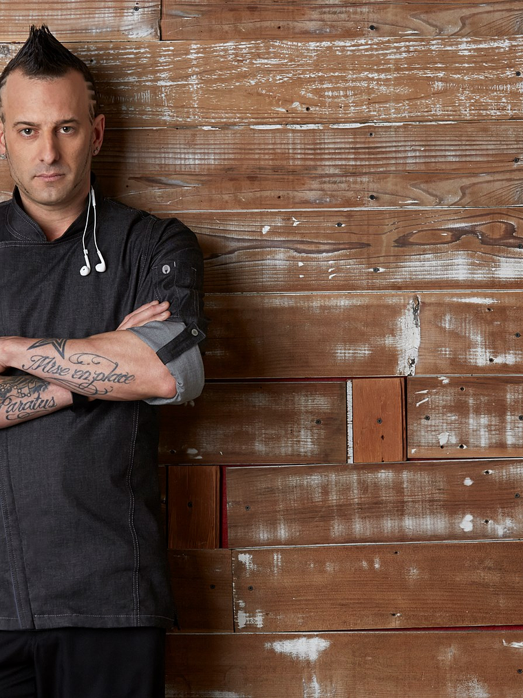 Chaqueta Chef Works Unisex Urban Gramercy Jeans Negra 9