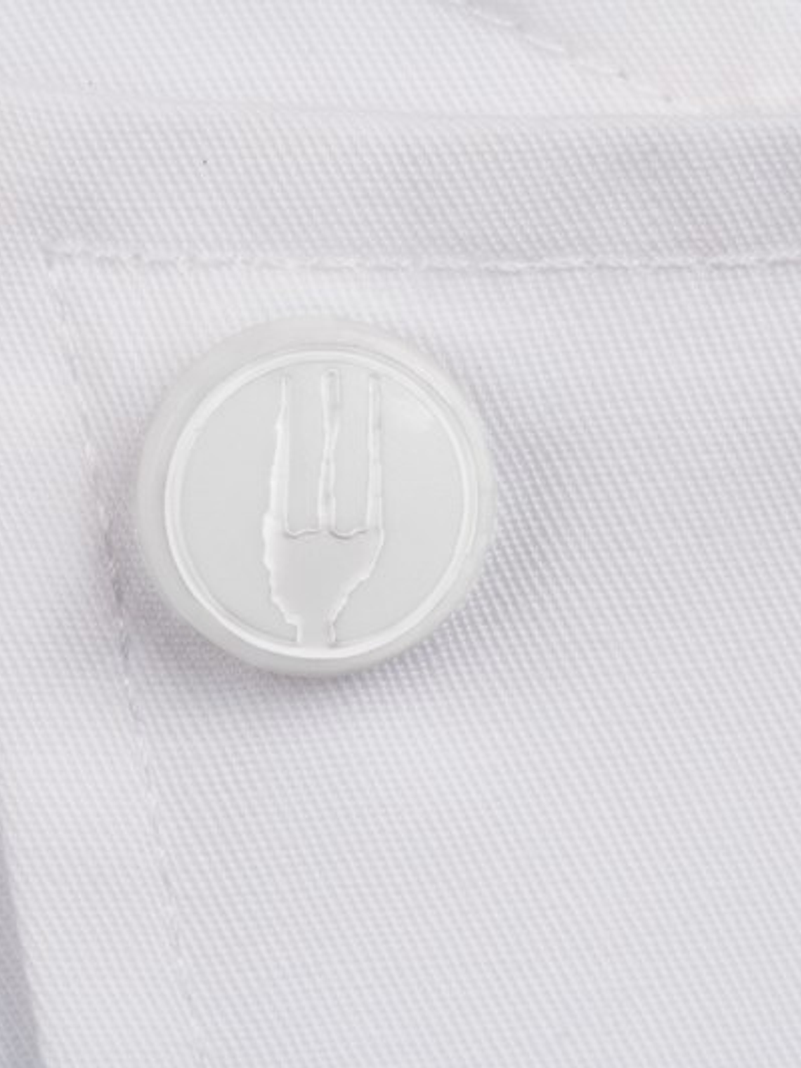 Chaqueta Chef Works Unisex Valais Blanca C/Gris 6