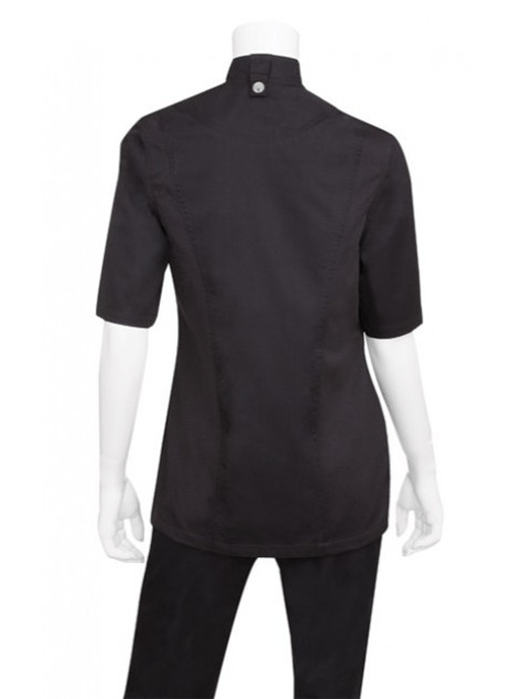 Chaqueta Chef Works Springfield Mujer Negra 7