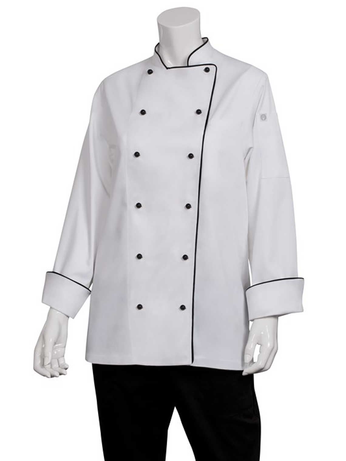 Chaqueta Chef Works Mujer Laussane Blanca 2