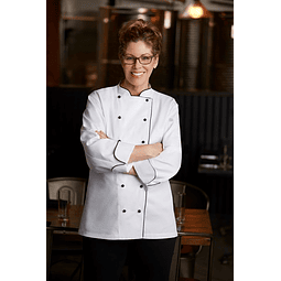 Chaqueta Chef Works Mujer Laussane Blanca