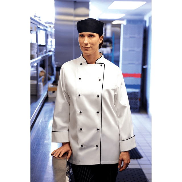 Chaqueta Chef Works Mujer Laussane Blanca