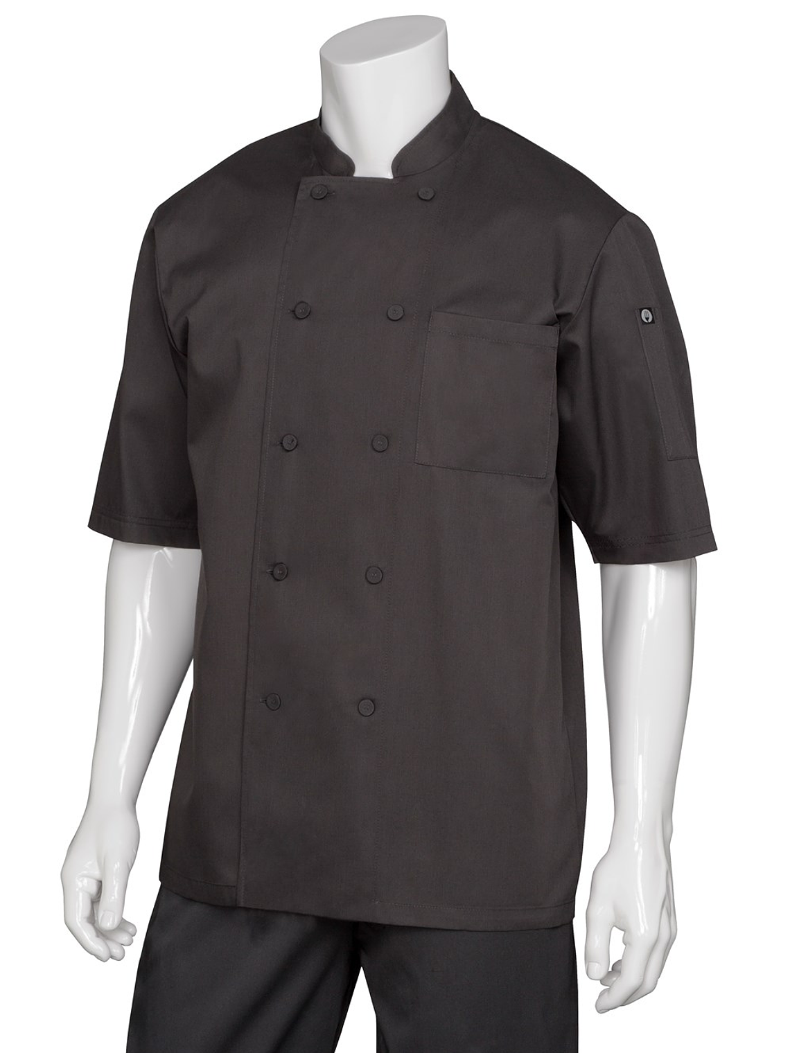 Chaqueta Chef Works Unisex Montreal Negra 4