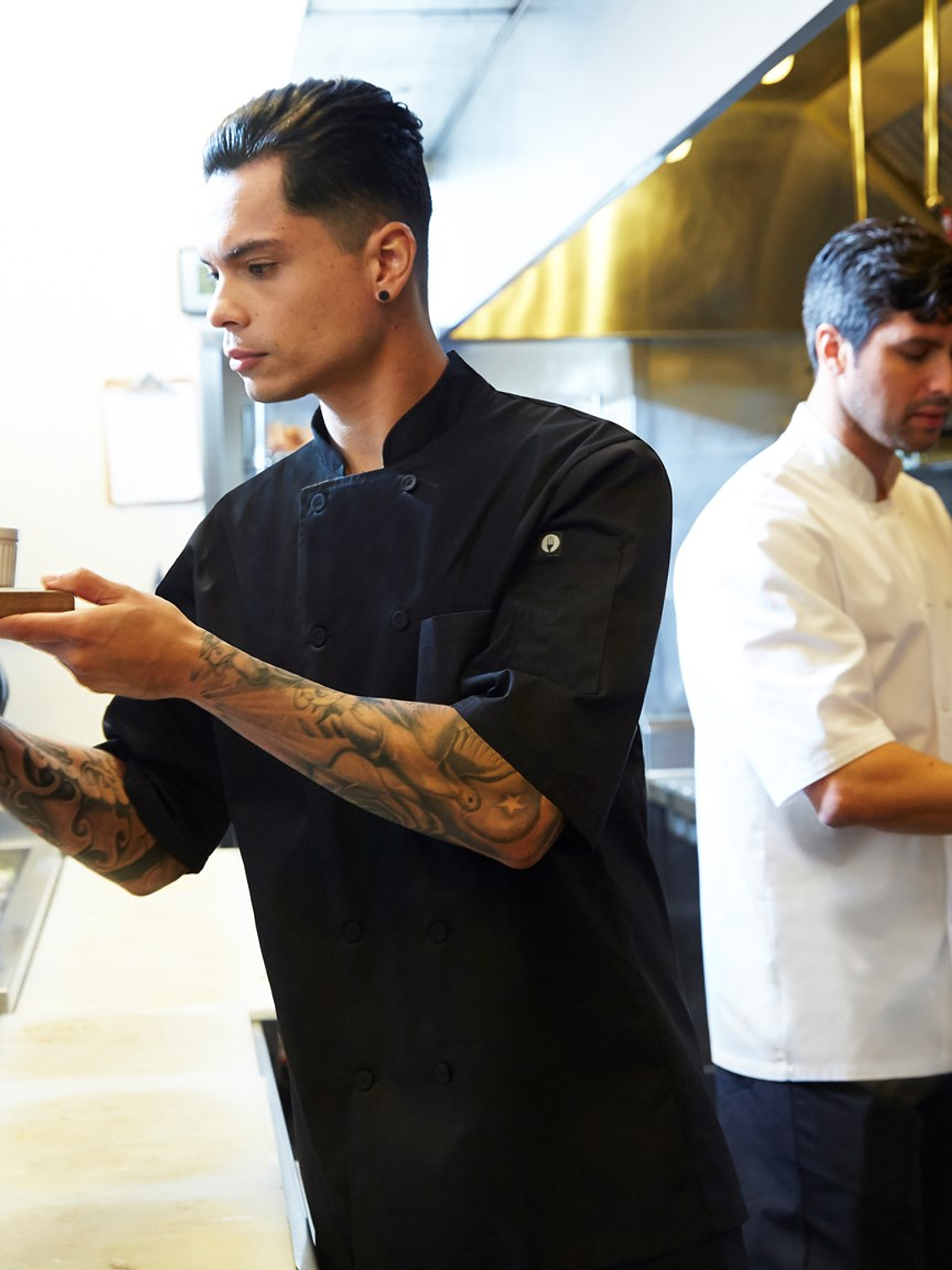 Chaqueta Chef Works Unisex Montreal Negra 5