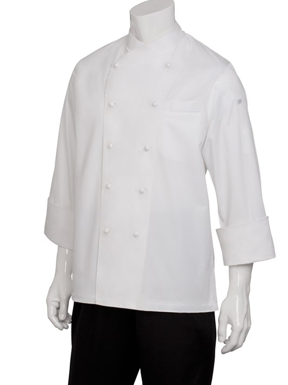 Chaqueta Chef Works Unisex Milan Blanca 2