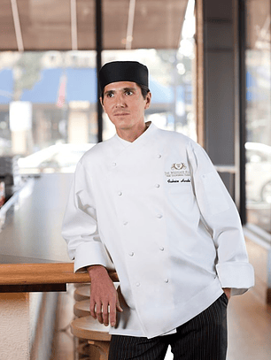 Chaqueta Chef Works Unisex Milán Blanca