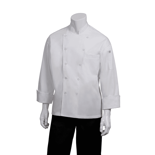 Chaqueta Chef Works Unisex Lyon Blanca