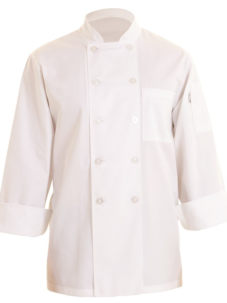 Chaqueta Chef Works Unisex Le Mans Blanca 9