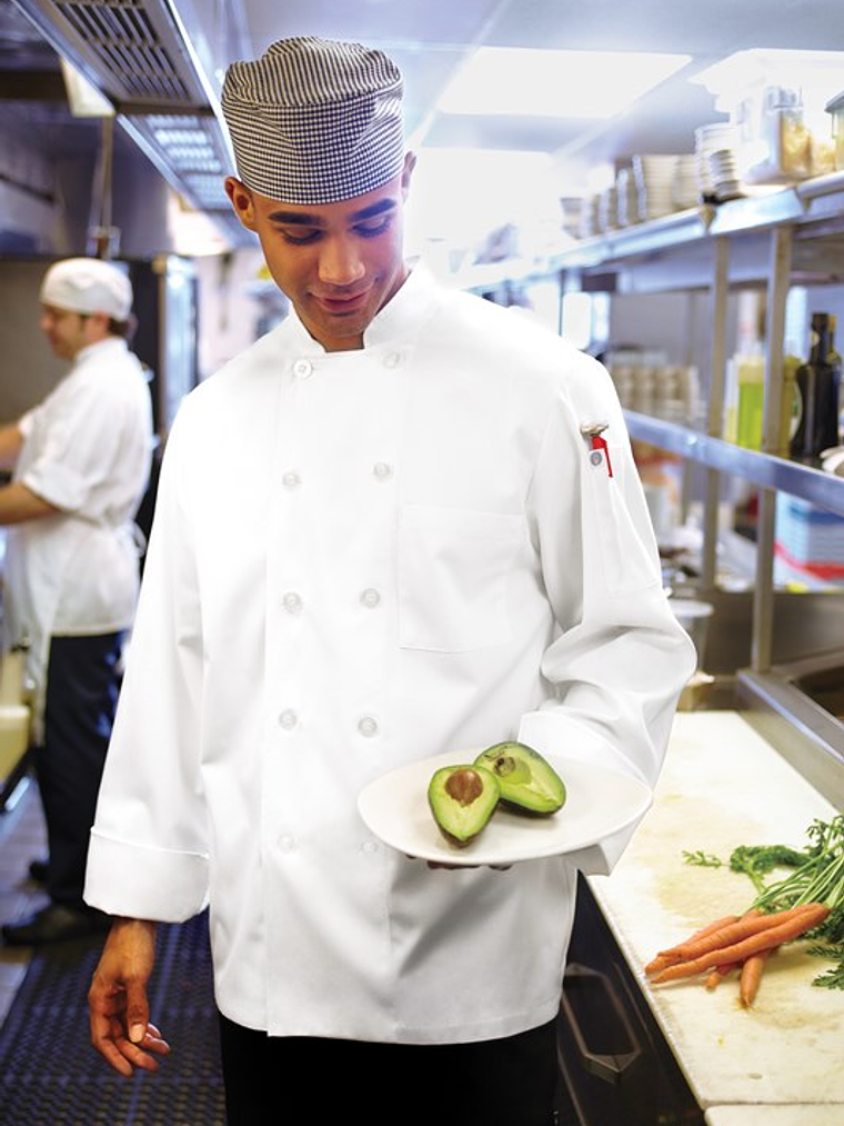 Chaqueta Chef Works Unisex Le Mans Blanca 10