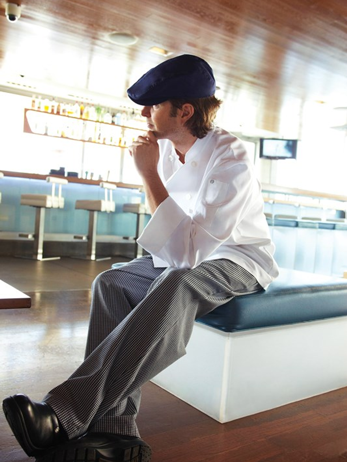 Chaqueta Chef Works Unisex Le Mans Blanca 11