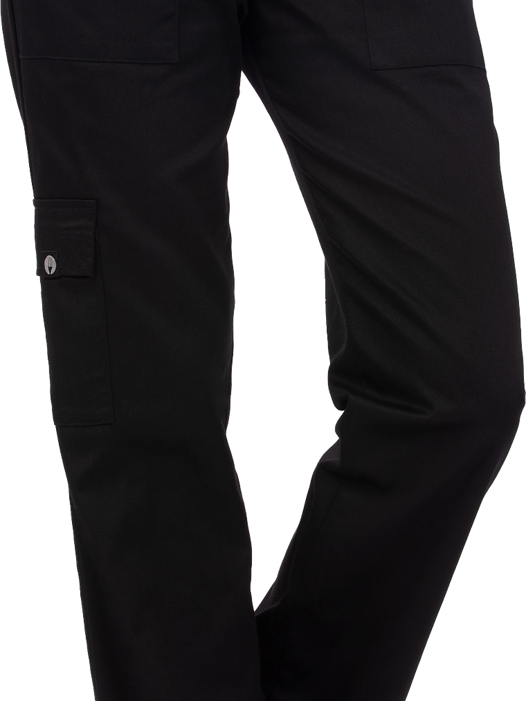Pantalón Chef Works Cargo Negro 1