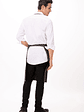 Pechera Chef Works Stripe Negra Con Rojo y Blanco - Miniatura 2